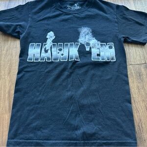 Pop Smoke x Vlone Hawk Em T-Shirt Size Small Black Original Concert